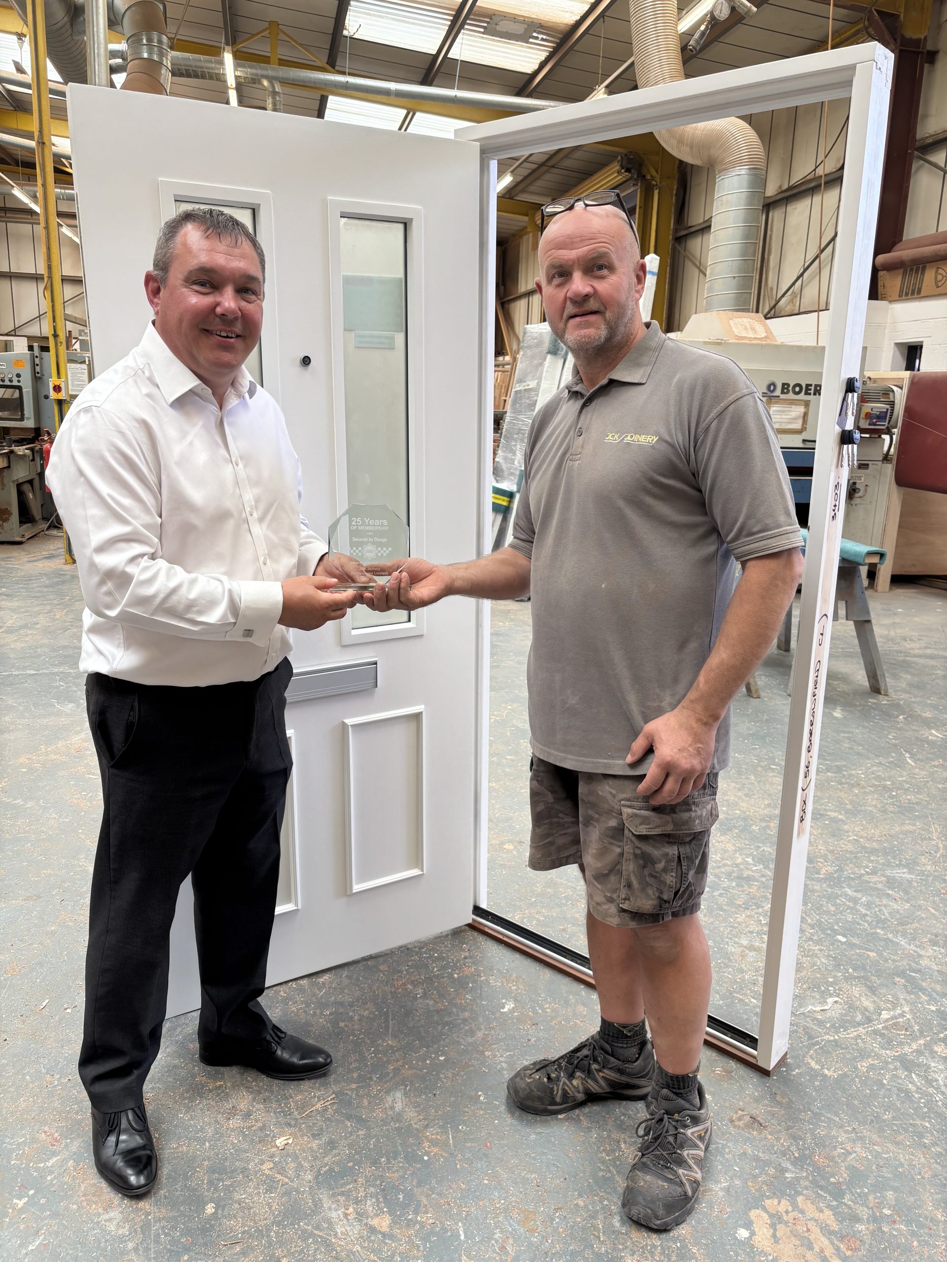 John Hudson Receives 25 Years SBD Award