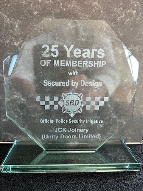 Secured By Design 25 Year Award